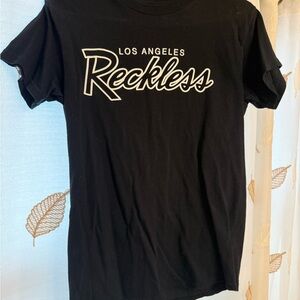 Young & Reckless Black Tee - Short Sleeve